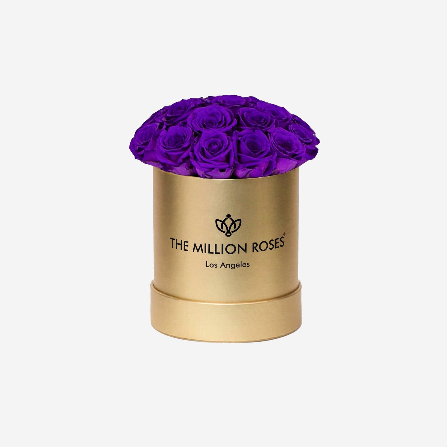 Basic Gold Box | Bright Purple Roses - The Million Roses