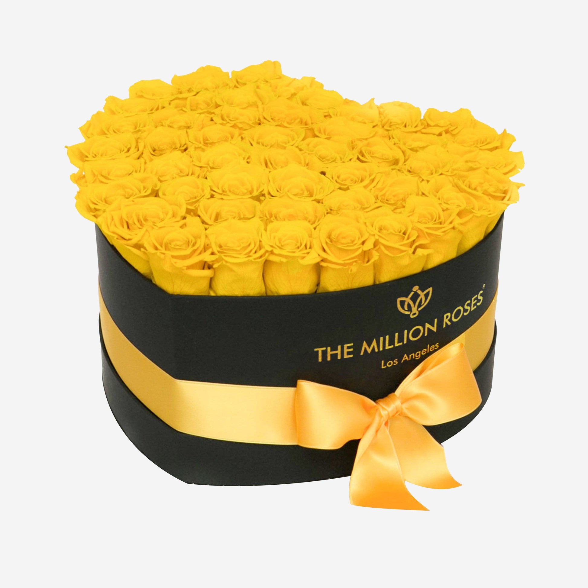Heart Black Box | Yellow Roses - The Million Roses