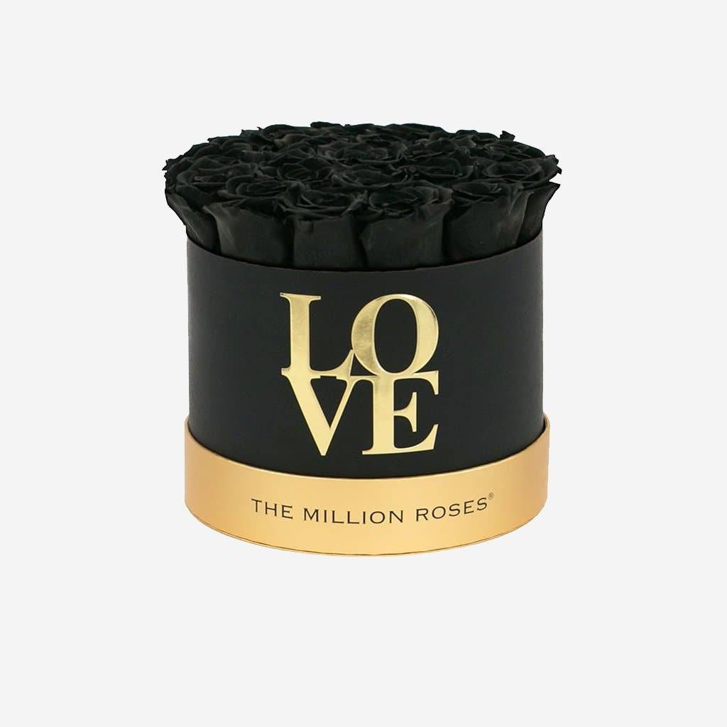 Classic Black Box | Love Edition | Black Roses - The Million Roses