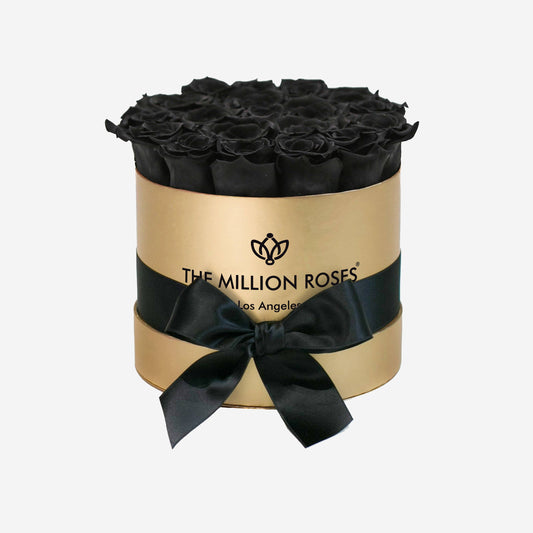 Classic Gold Box | Black Roses - The Million Roses
