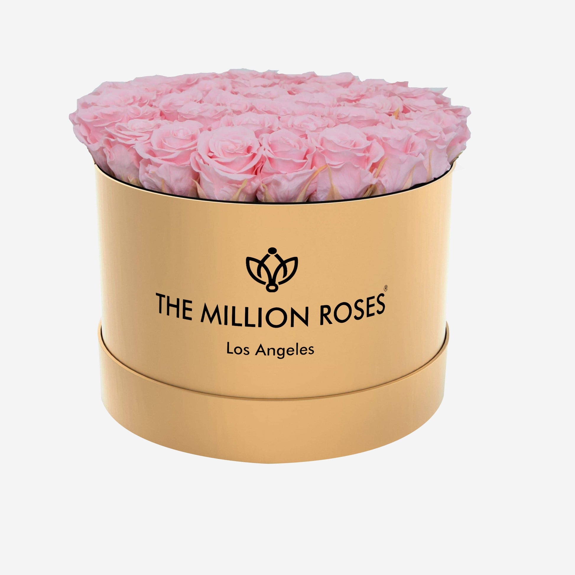 Supreme Gold Box | Light Pink Roses - The Million Roses