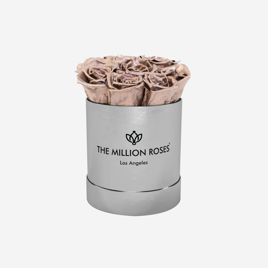Basic Mirror Silver Box | Rose Gold Roses - The Million Roses