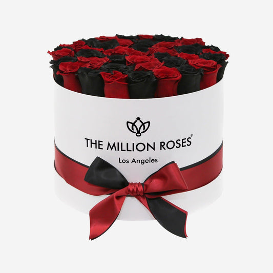 Supreme White Box | Red & Black Roses - The Million Roses