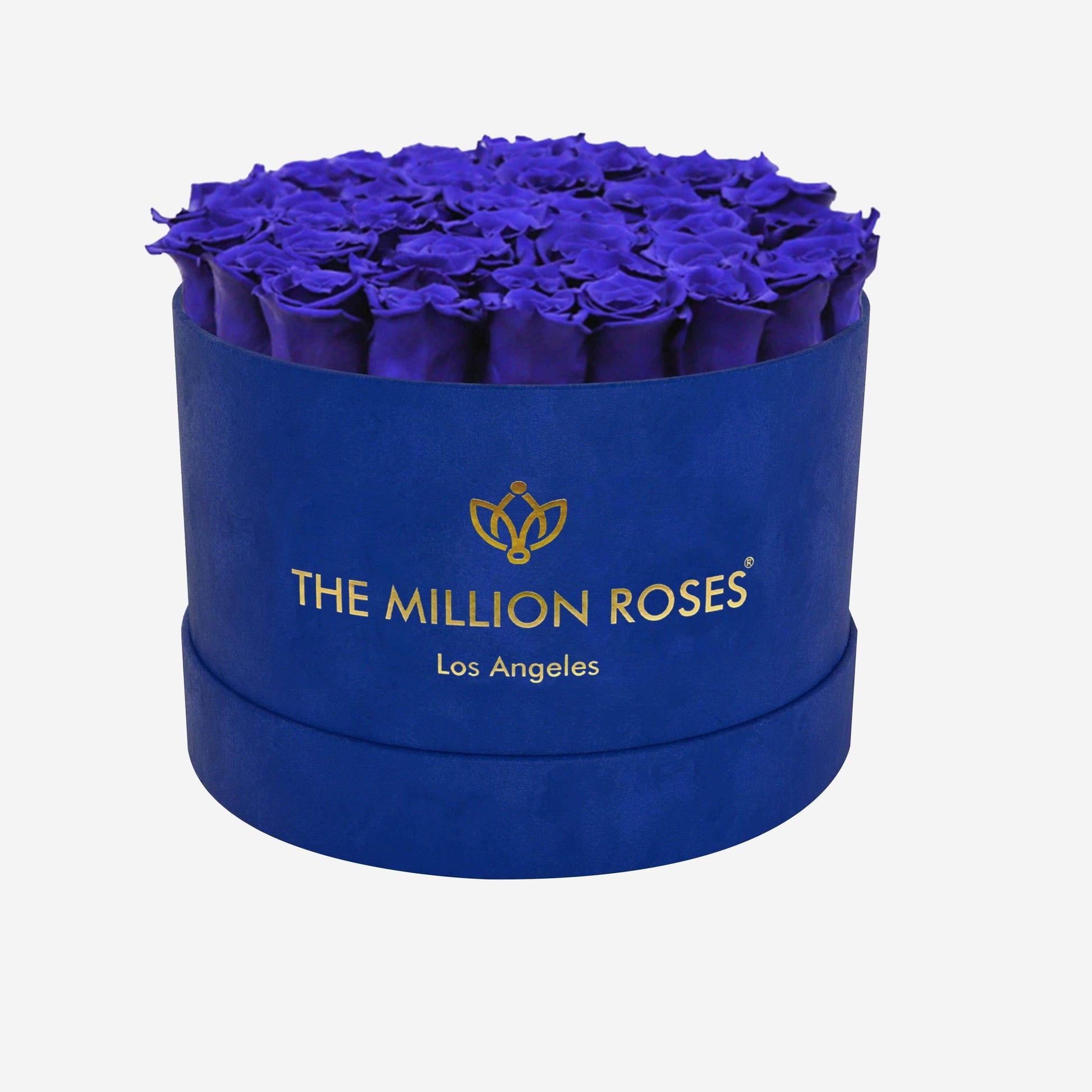 Supreme Royal Blue Suede Box | Royal Blue Roses - The Million Roses
