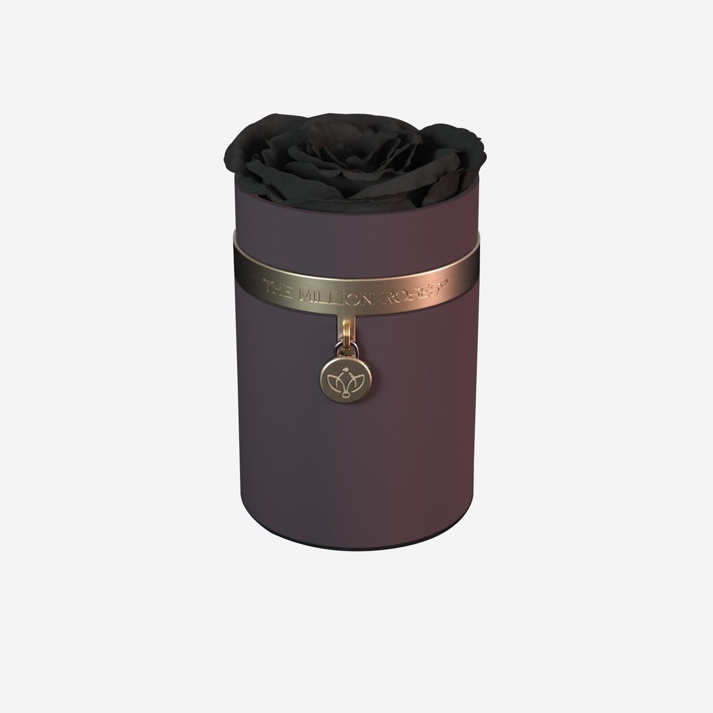 One in a Million™ Round Coffee Box | Charm Edition | Black Rose - The Million Roses