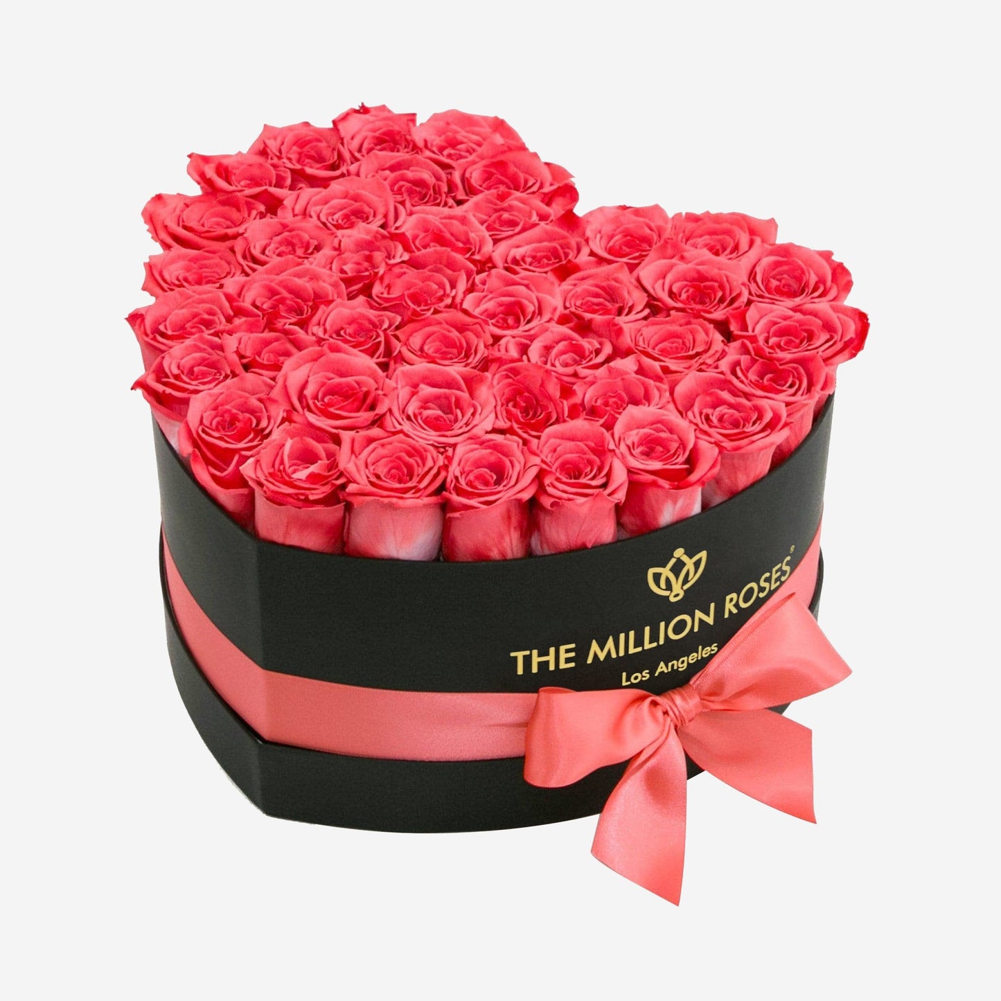 Heart Black Box | Coral Roses - The Million Roses