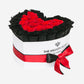 Heart White Box | Black & Red Roses - The Million Roses