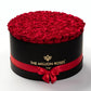 Boîte Deluxe Noire | Roses Rouges