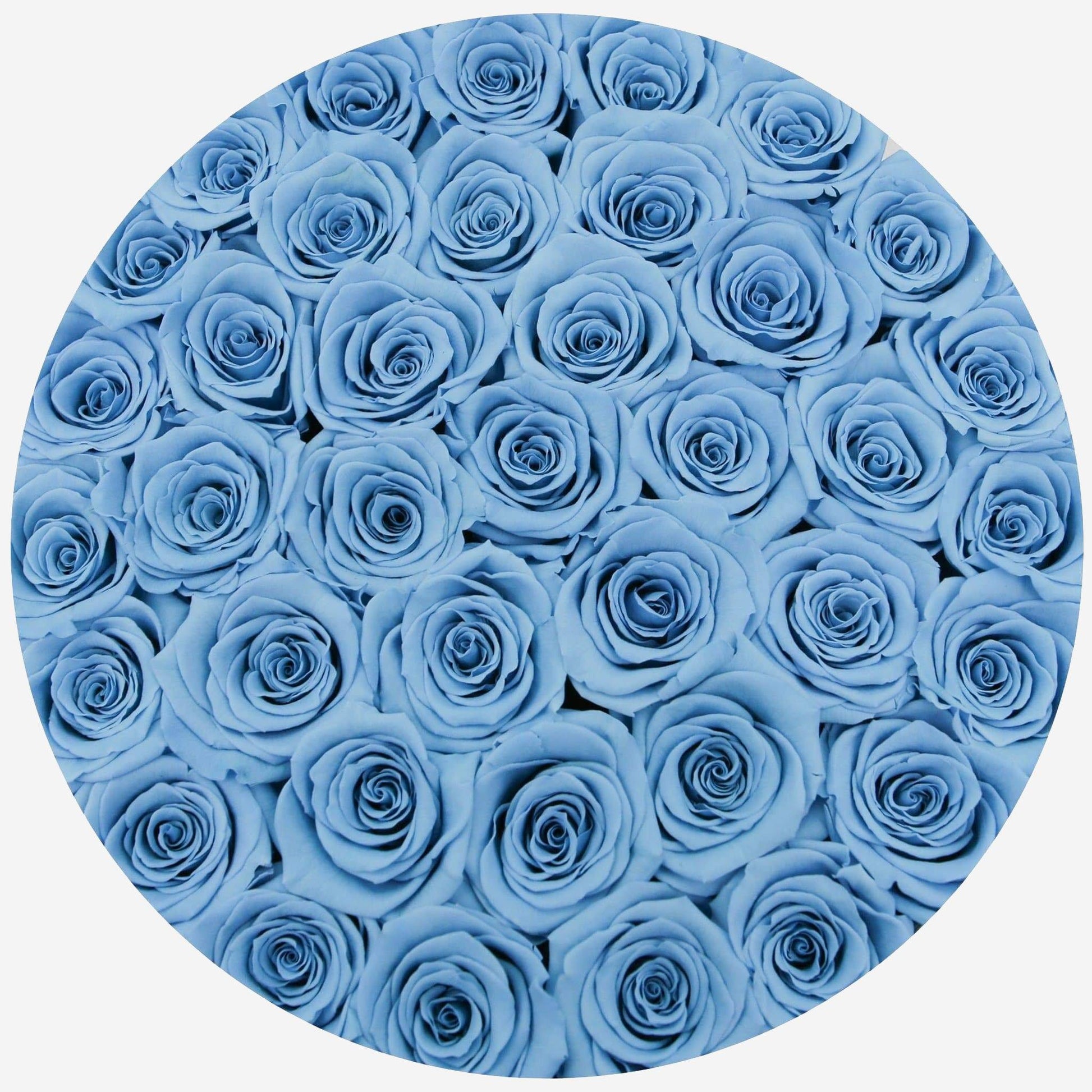Supreme White Box | Light Blue Roses - The Million Roses