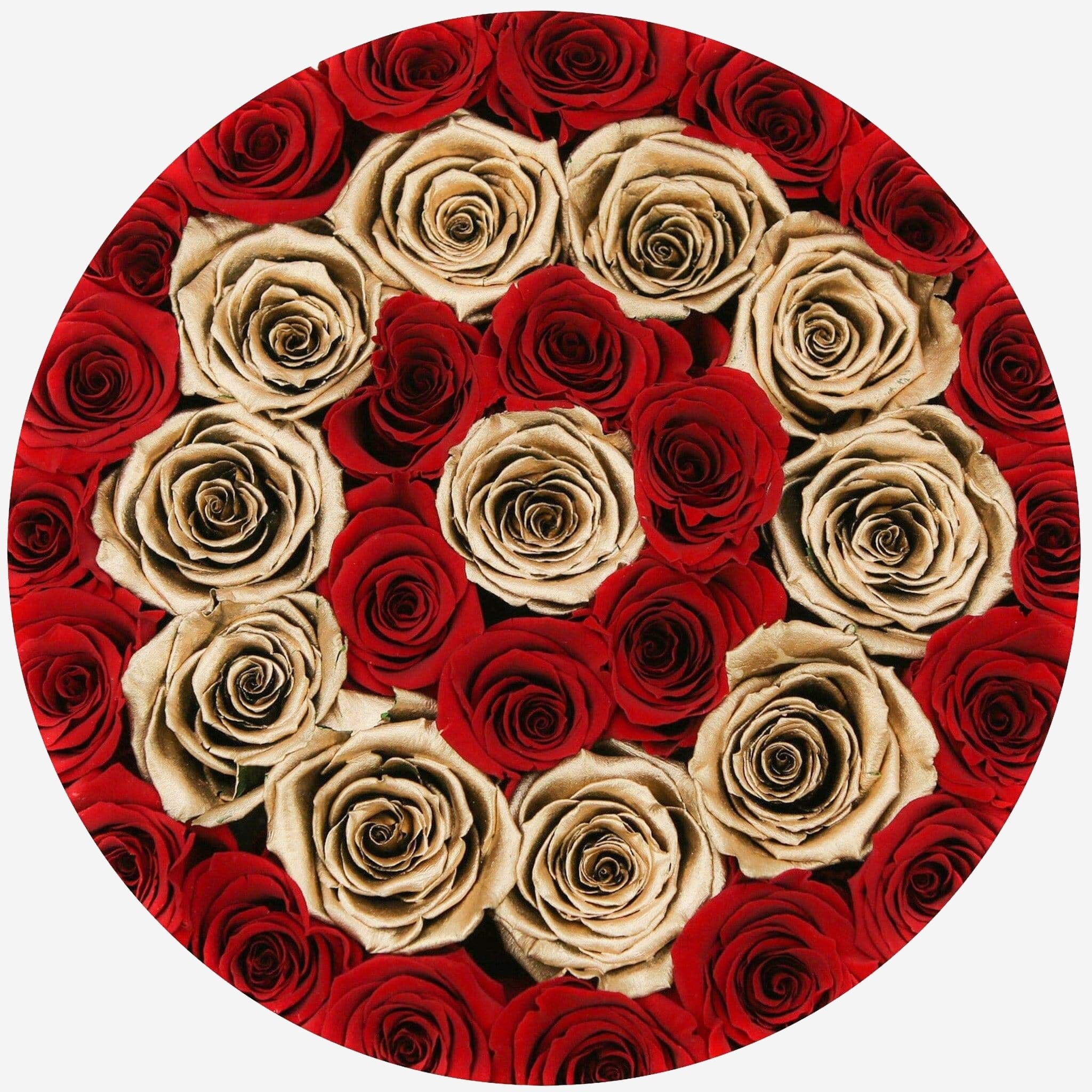 Supreme Black Box | Red & Gold Roses | Target - The Million Roses