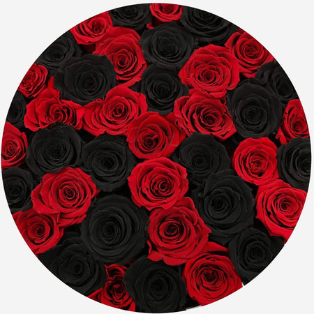 Supreme White Box | Red & Black Roses - The Million Roses