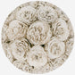 Classic Black Dome Box | Off White Carmen Roses - The Million Roses