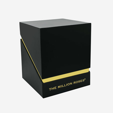 Square Black Box | Yellow Roses - The Million Roses