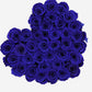 Heart White Box | Blue Roses - The Million Roses