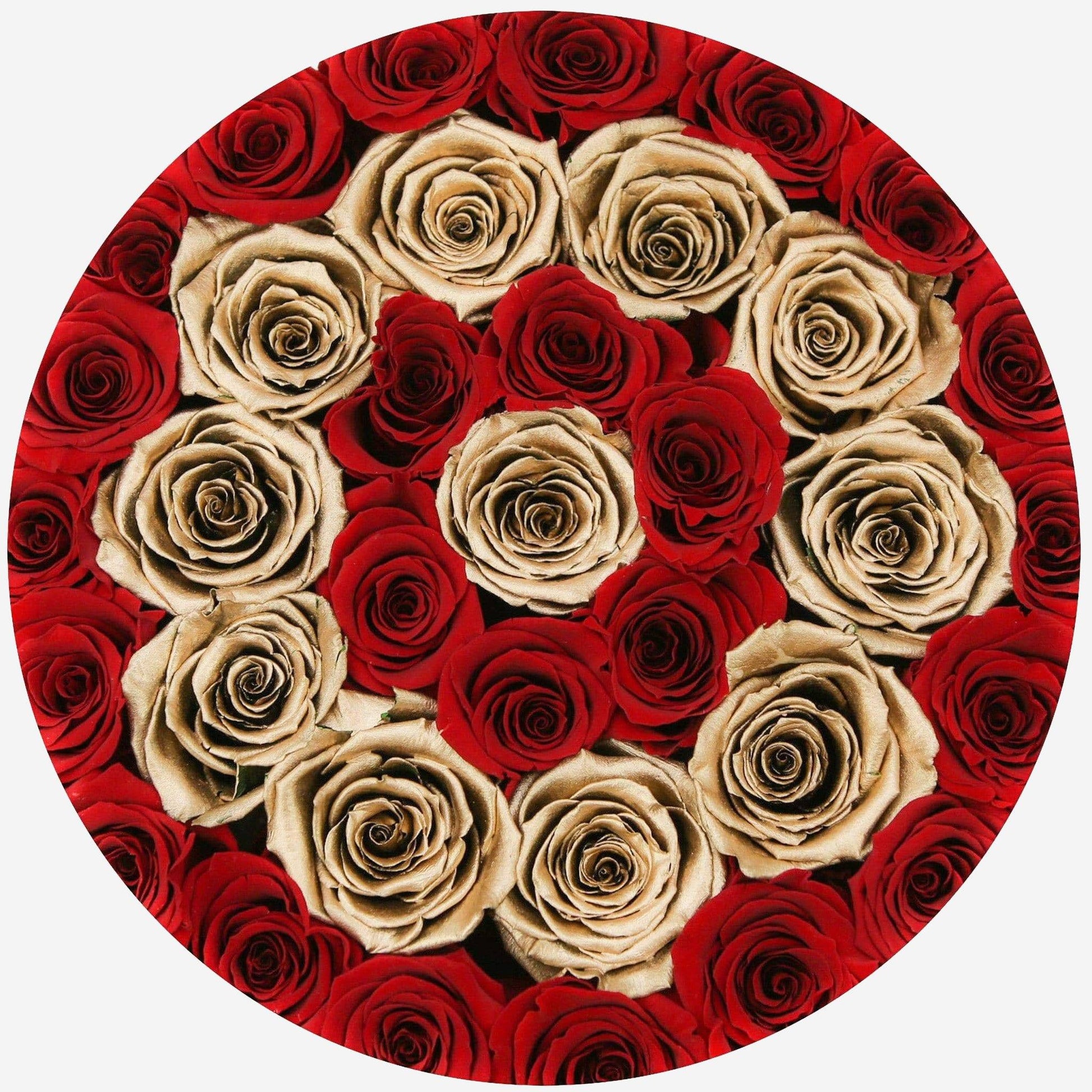 Supreme Black Box | Red & 24K Gold Roses | Target - The Million Roses