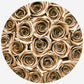 Cutie Neagră Classic | Trandafiri aurii, acoperiți cu aur de 24K