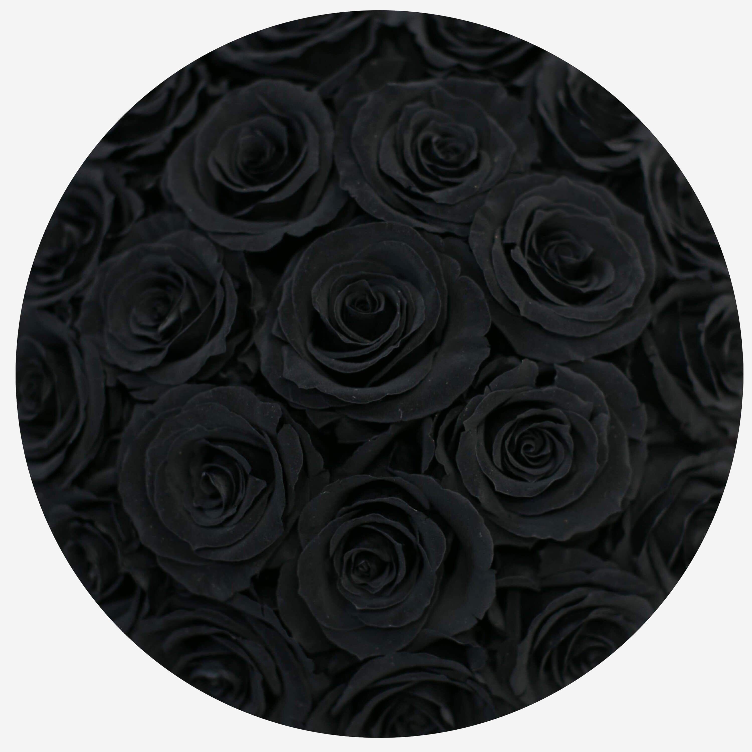 Basic White Box | Black Roses - The Million Roses