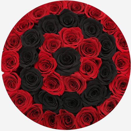 Supreme Black Box | Red & Black Roses | Target - The Million Roses