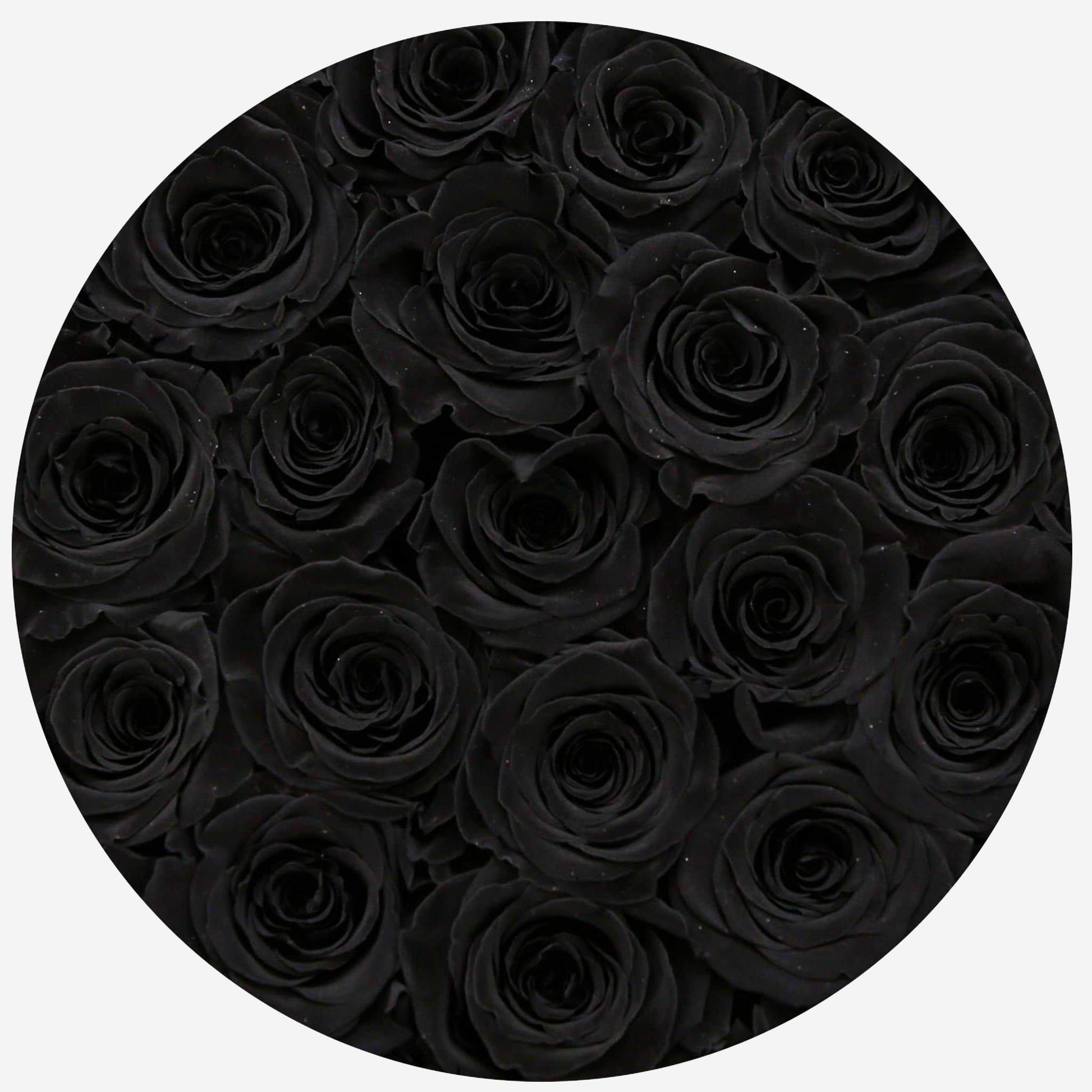 Classic White Box | Black Roses - The Million Roses