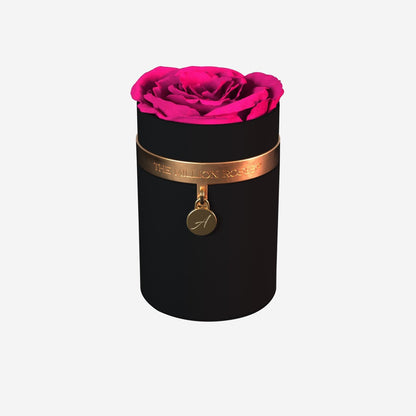 One in a Million™ Round Black Box | Charm Edition | Magenta Rose - The Million Roses