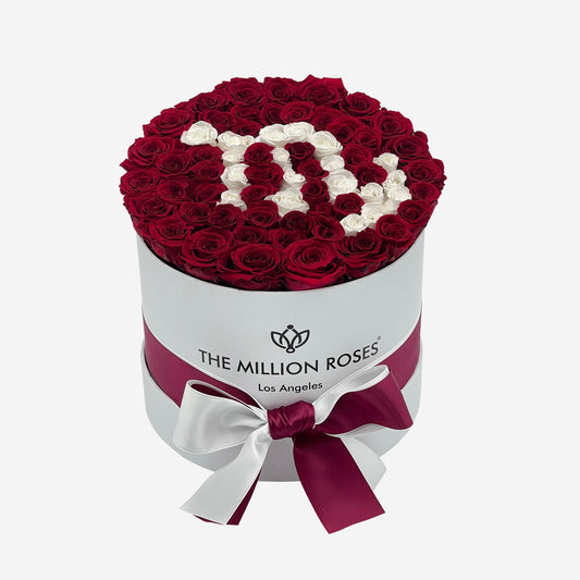 Classic White Box | Colorful Zodiac Edition | Scorpio Sign - The Million Roses