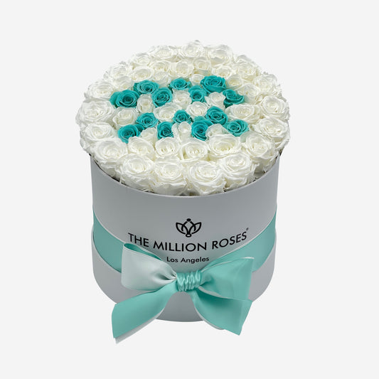 Classic White Box | Colorful Zodiac Edition | Aquarius Sign - The Million Roses
