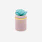 Single Light Pink Suede Box | Turquoise Rose - The Million Roses