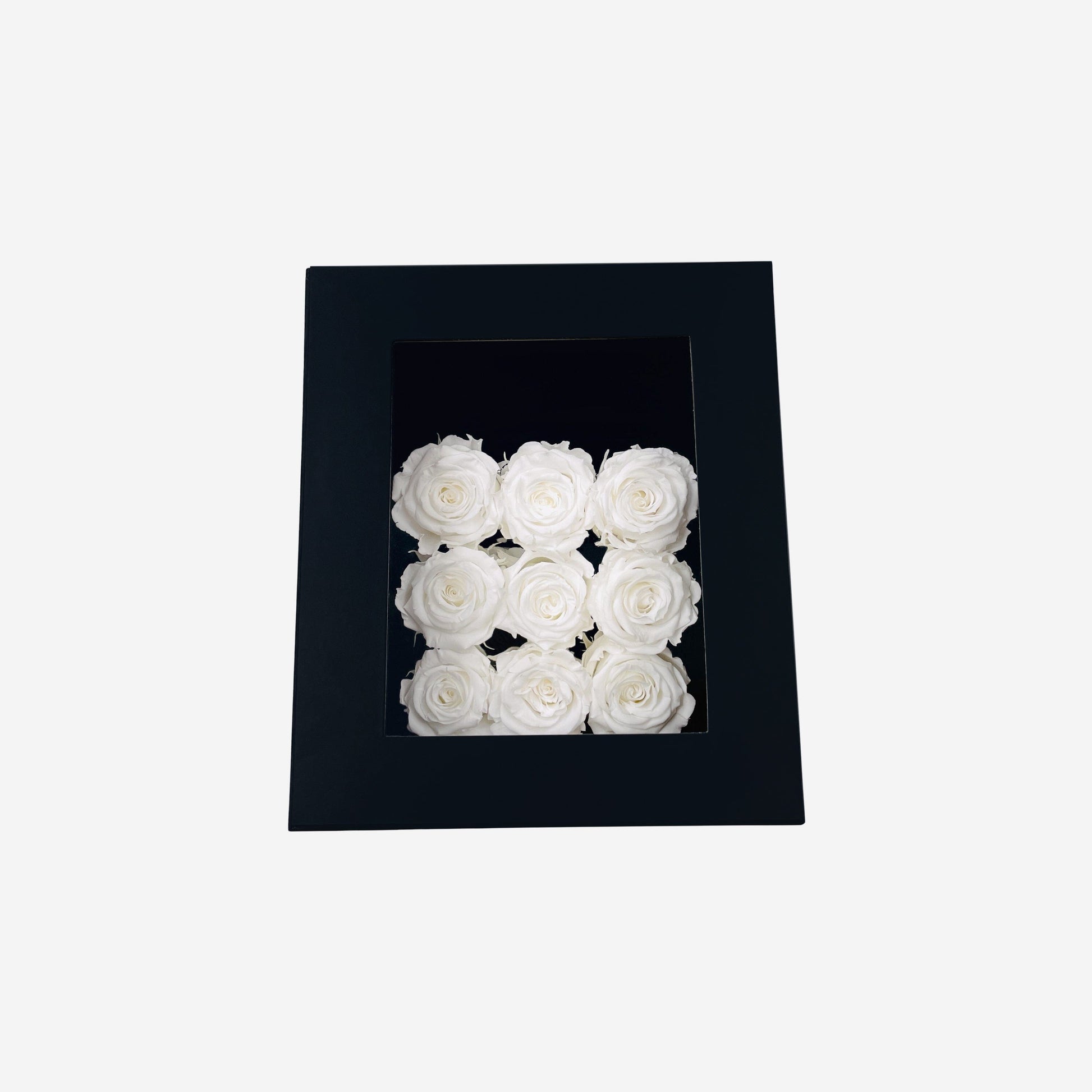 Trapezoid Black Box | White Roses - The Million Roses