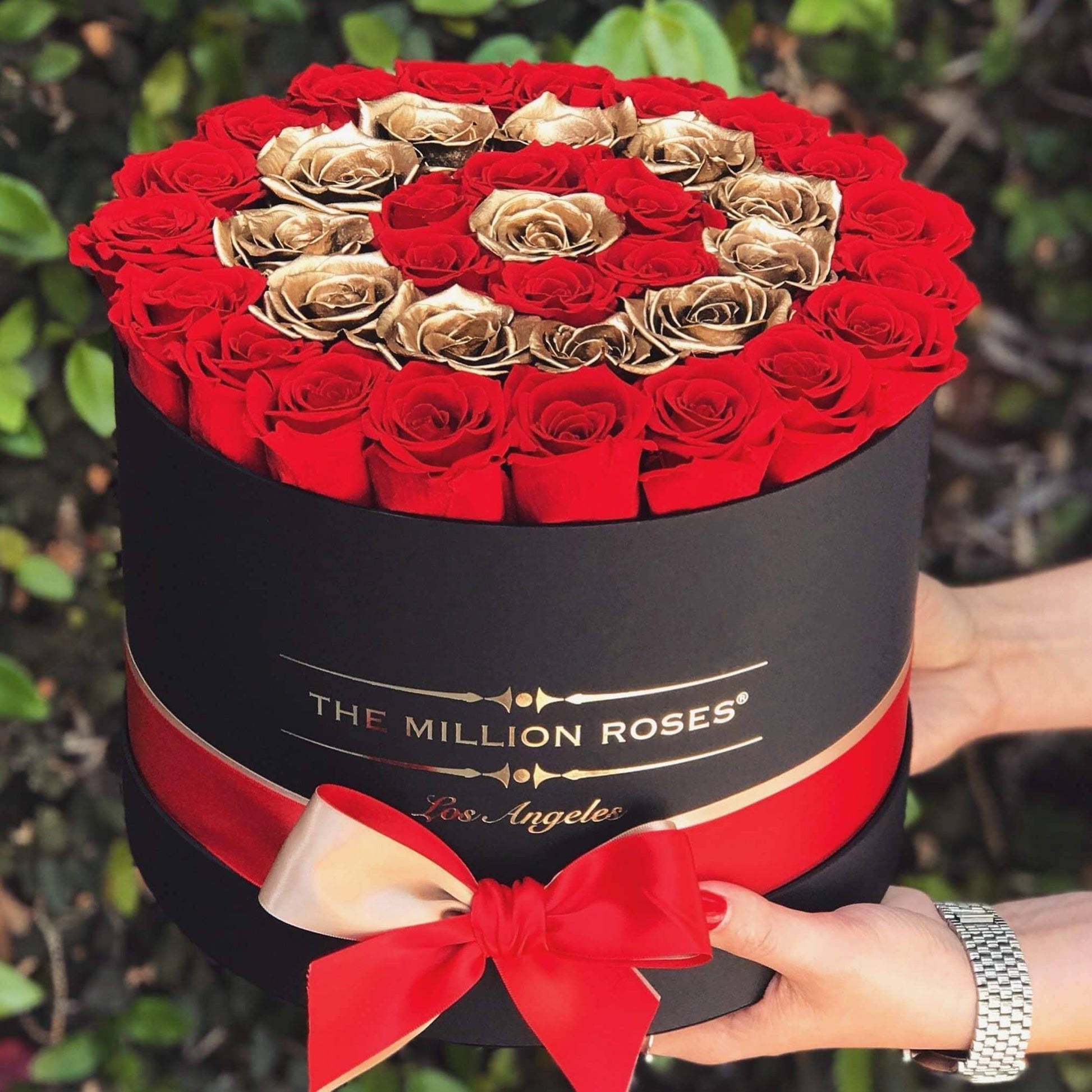 Supreme Black Box | Mother's Day Edition | Red & Gold Roses | Target - The Million Roses