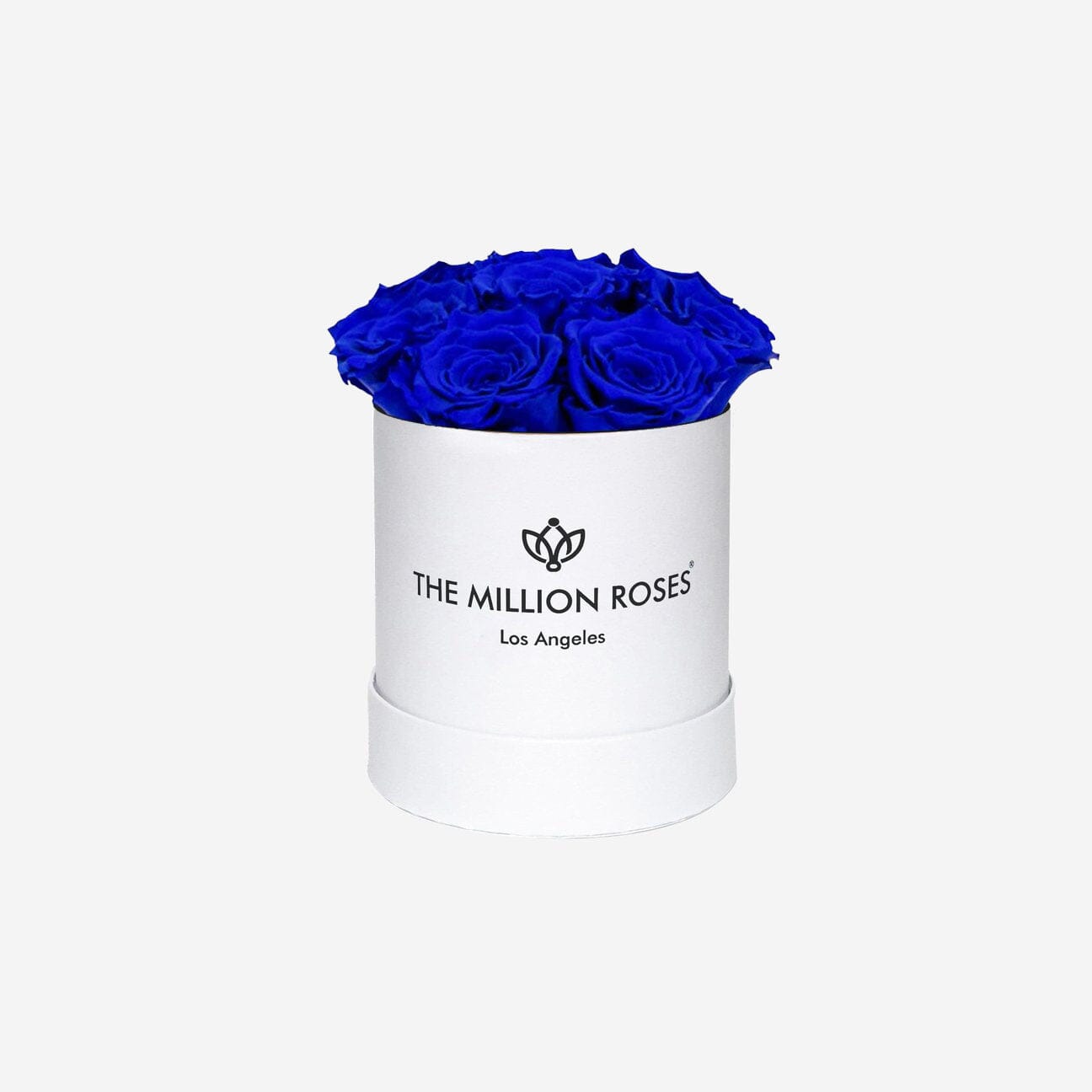 Basic White Box | Royal Blue Roses - The Million Roses