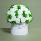 Classic Dark Green Suede Box | White Persian Buttercups & Green Hydrangeas - The Million Roses