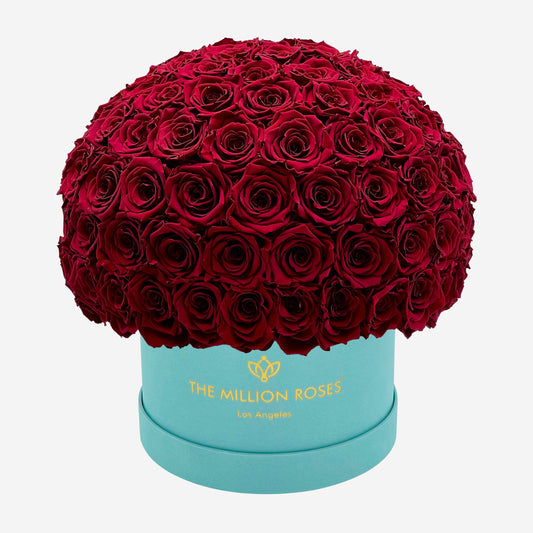 Supreme Mint Green Suede Superdome Box | Burgundy Roses - The Million Roses