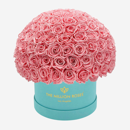 Supreme Mint Green Suede Superdome Box | Light Pink Roses - The Million Roses