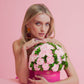 Classic Mirror Gold Box | Light Pink Persian Buttercups & Green Hydrangeas - The Million Roses