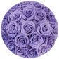Classic Light Pink Suede Dome Box | Violet Roses - The Million Roses